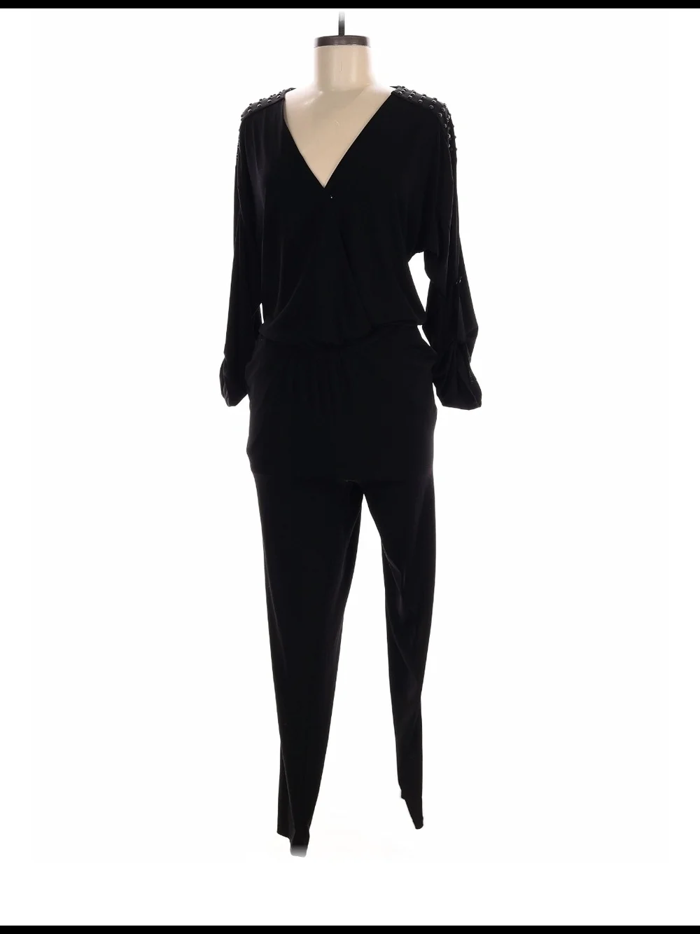 Michael Kors Black Womens Top with Branded Neck Label